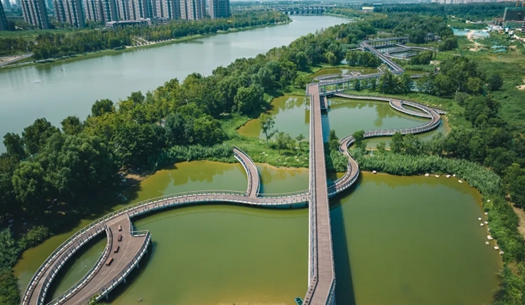 以水潤城，城發(fā)集團(tuán)生態(tài)項目為鄭州注入“水的靈動”